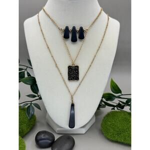 Handmade Triple Layered Libra Scale Necklace